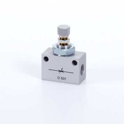 HD501 Hafner D 501 G1/8 aluminum bi-directional flow regulator function valve.