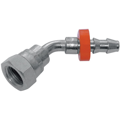 Bocht 135° - BSP female swivel 60° buitenconus