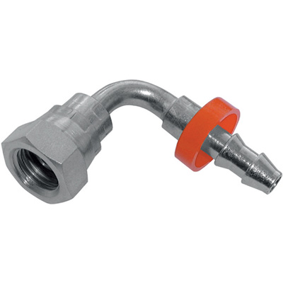 Bocht 90° - BSP female swivel 60° buitenconus