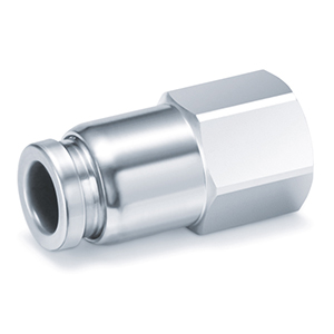 0S-KQG2F16-04 Push-In Fitting female connector 1/2-16mm Stainless Steel 316 KQG2F